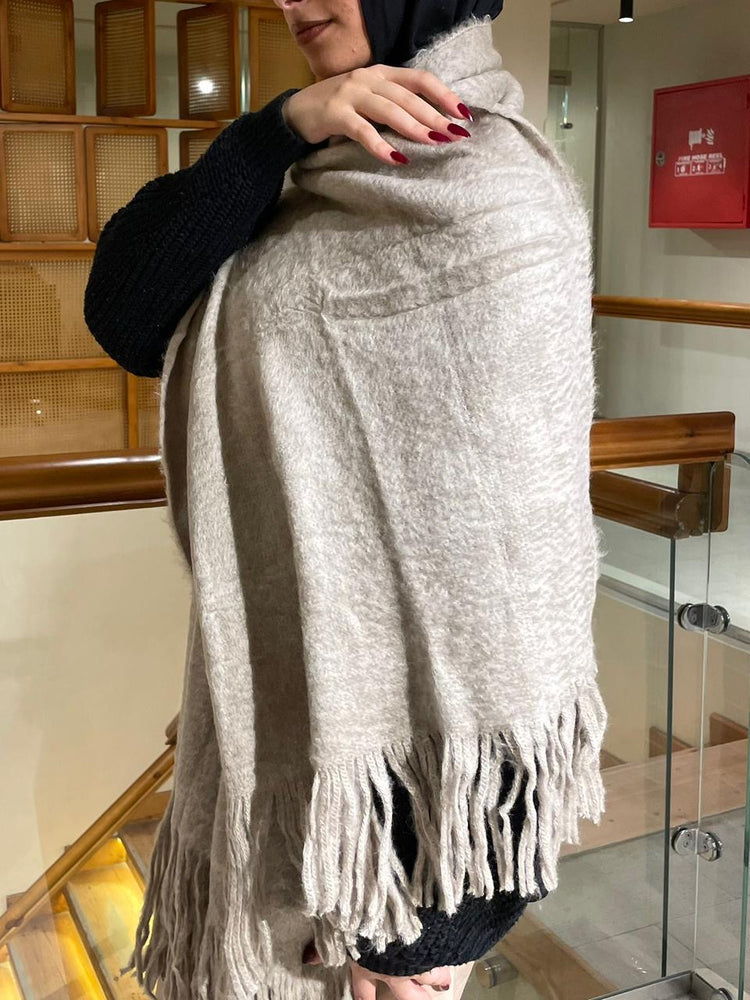 Light beige shawl
