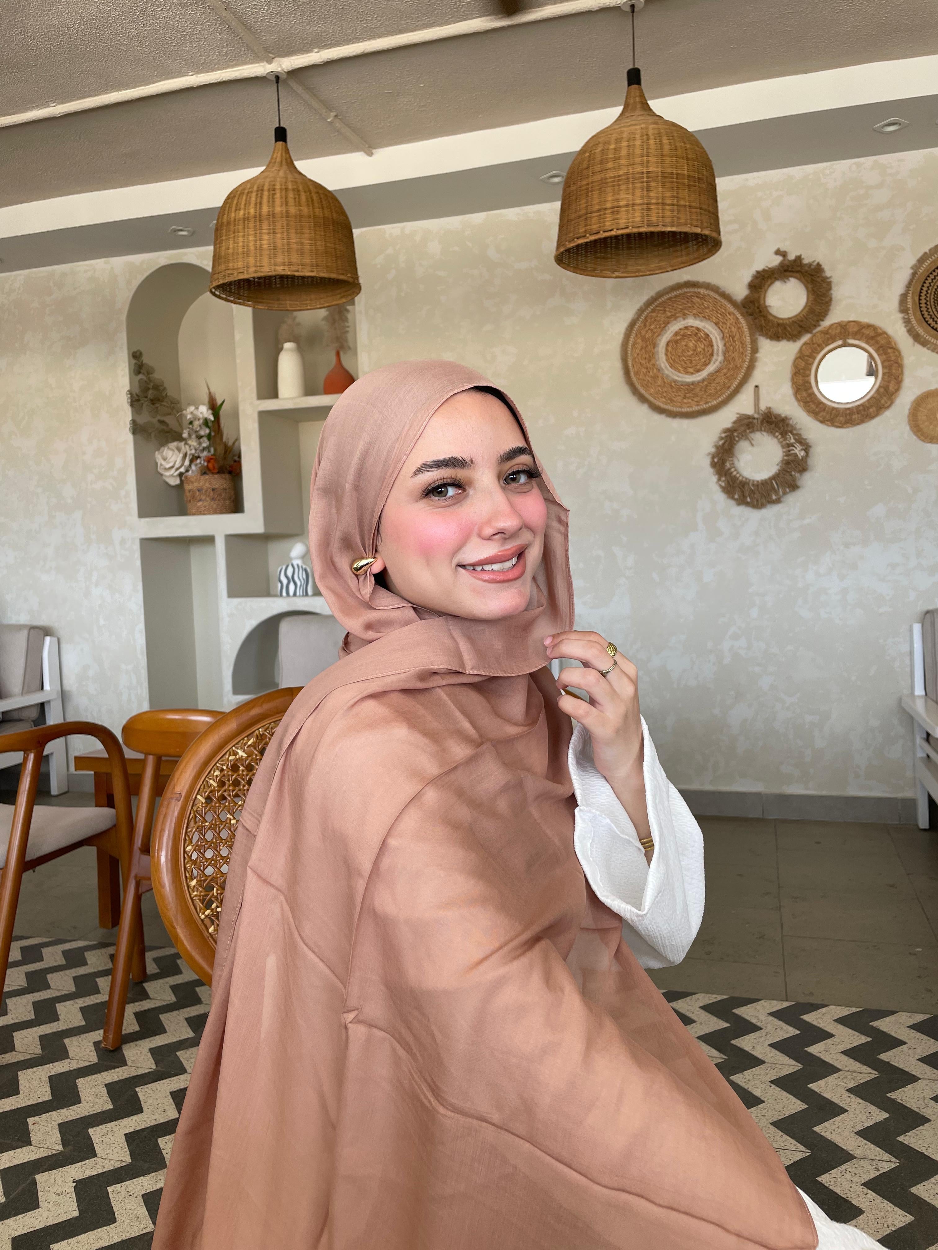 Nude Peach linen