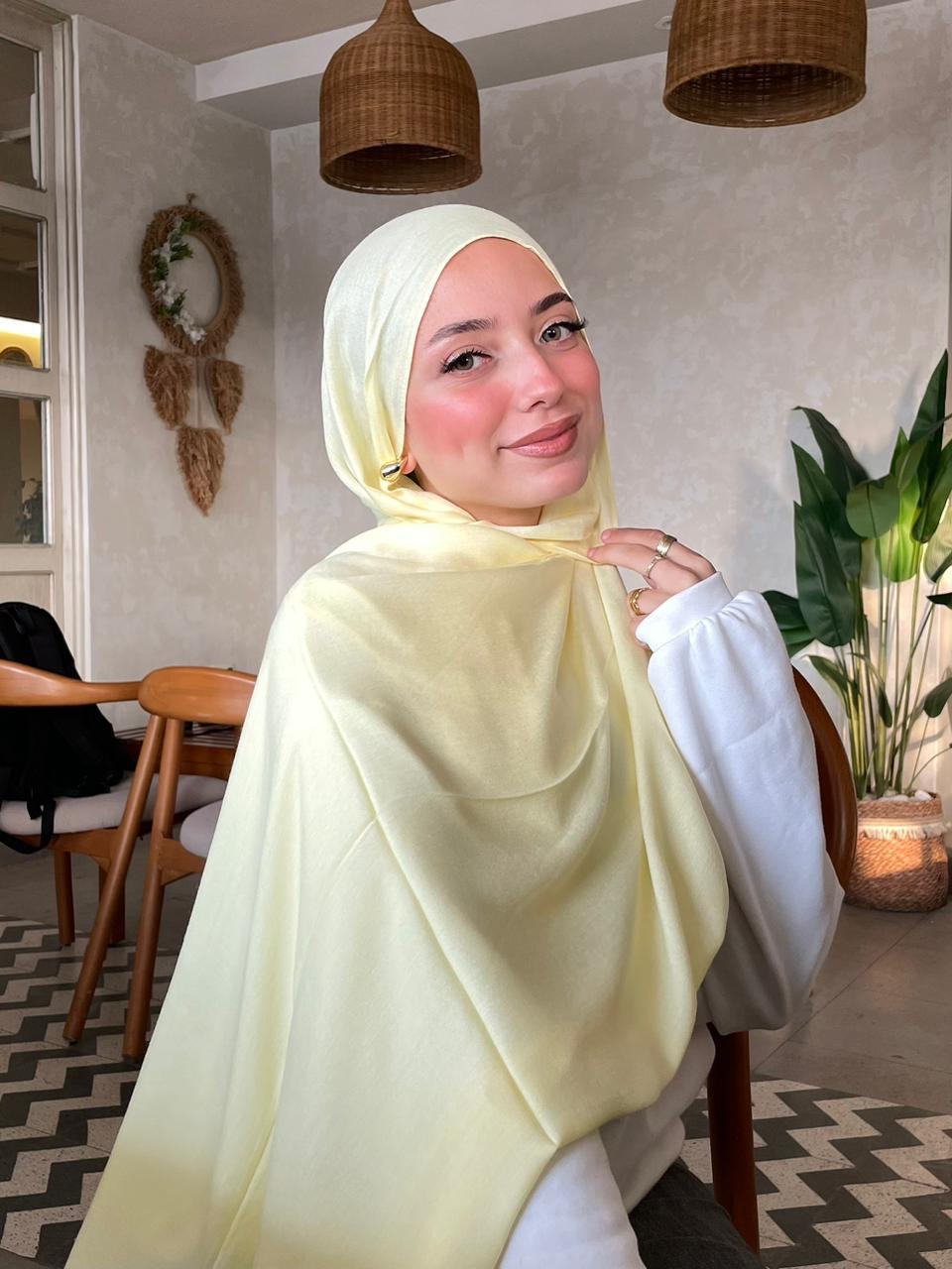 Light Yellow Cotton Modal