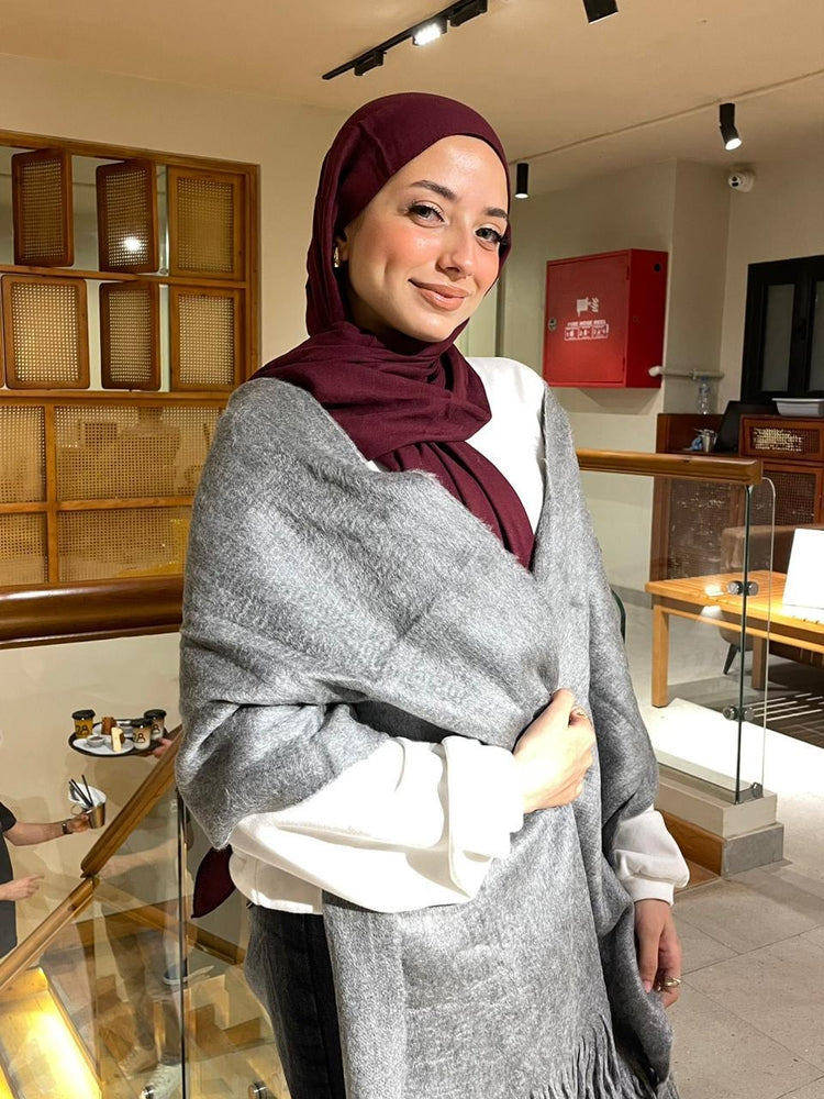 Dark Gray shawl