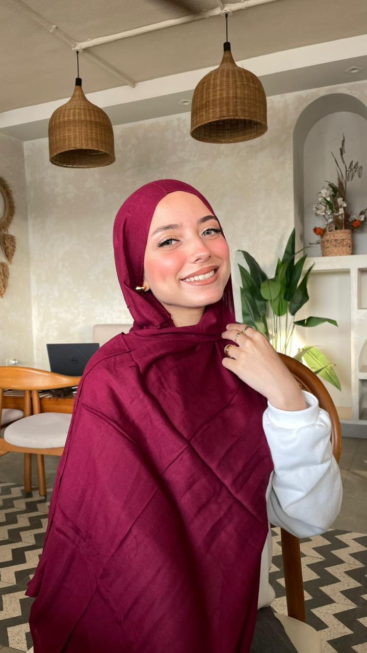 Burgundy Cotton Modal