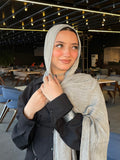 Ruffled cotton scarf 0