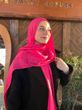 Pink Red Cotton Modal