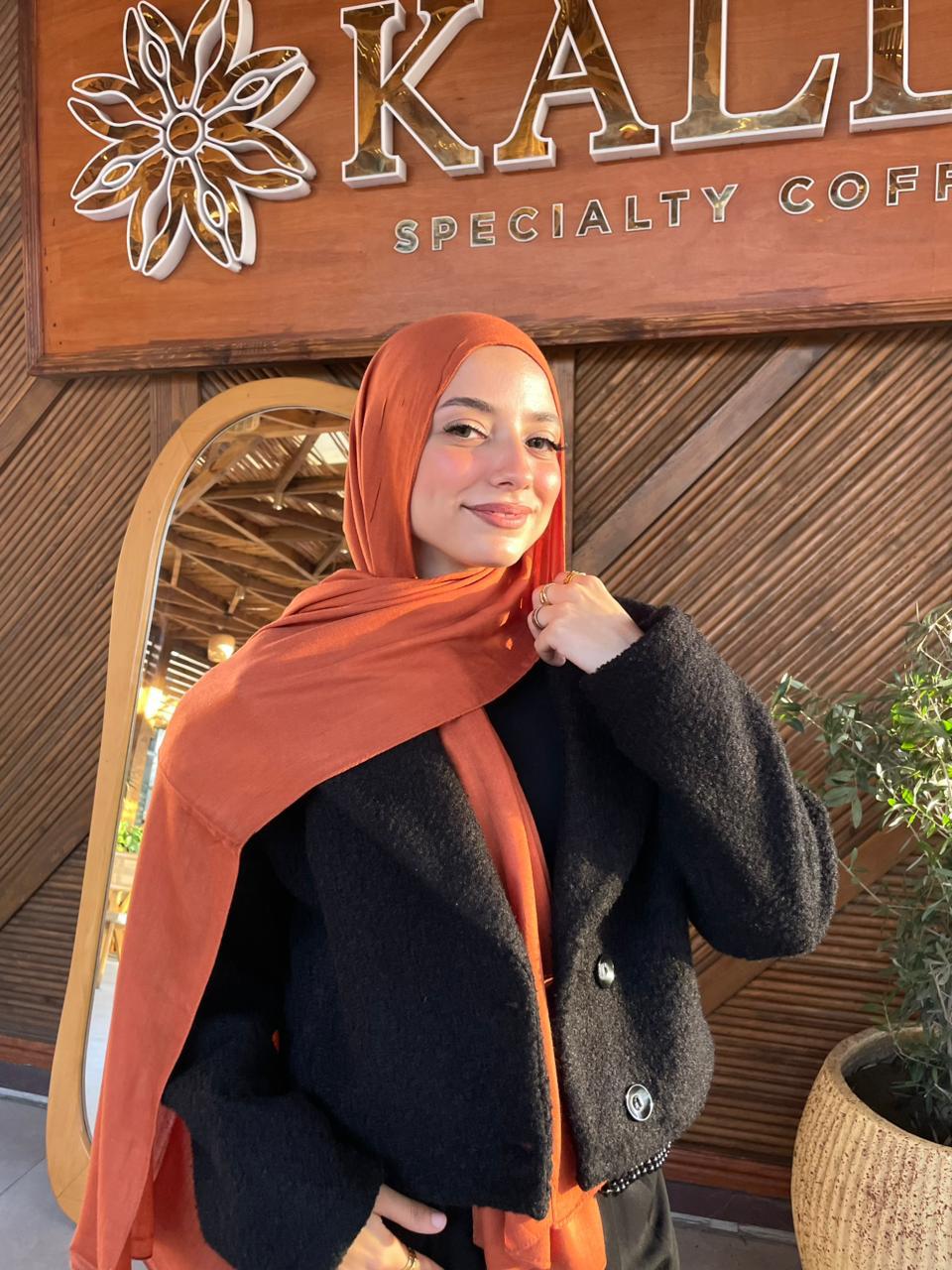 Faded Orange Cotton Modal